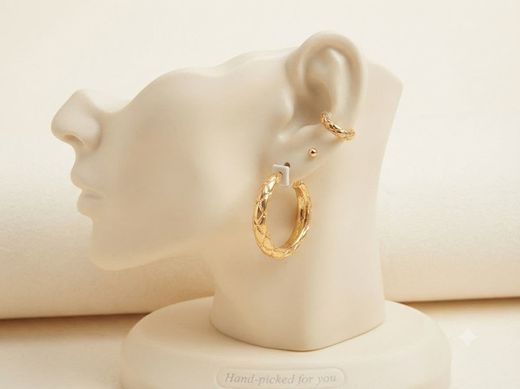 گوشواره حلقه ای کد ۲۶۷